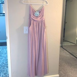 Loila strapless maxi dress with POCKETS!
